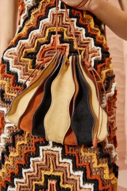 Ulla Johnson Adria Liten Plissert Bolgeveske