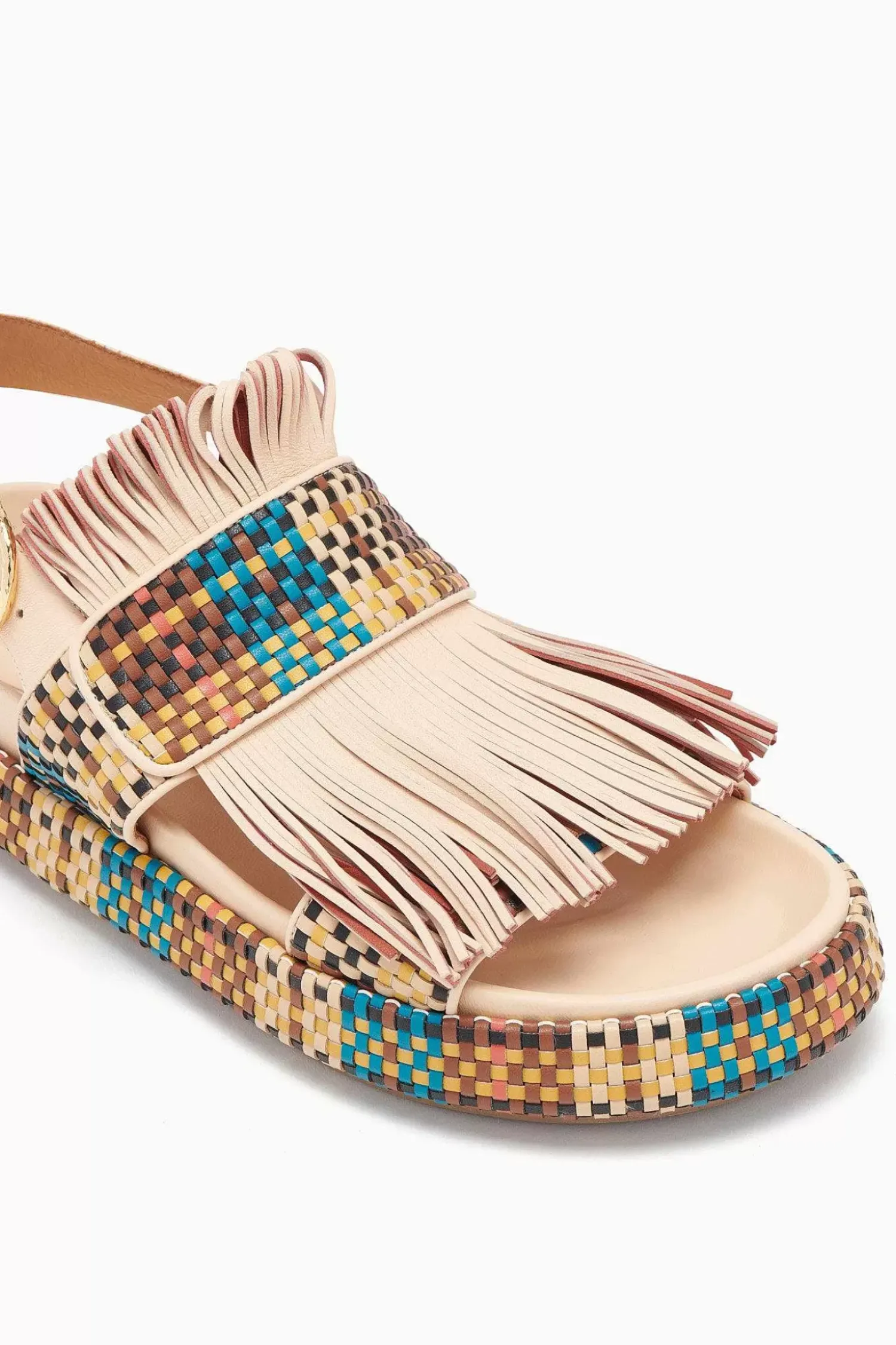 Ulla Johnson Alba Woven Fringe Sport Sandal