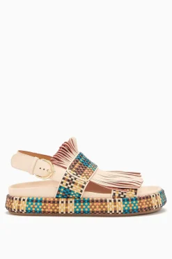 Ulla Johnson Alba Woven Fringe Sport Sandal
