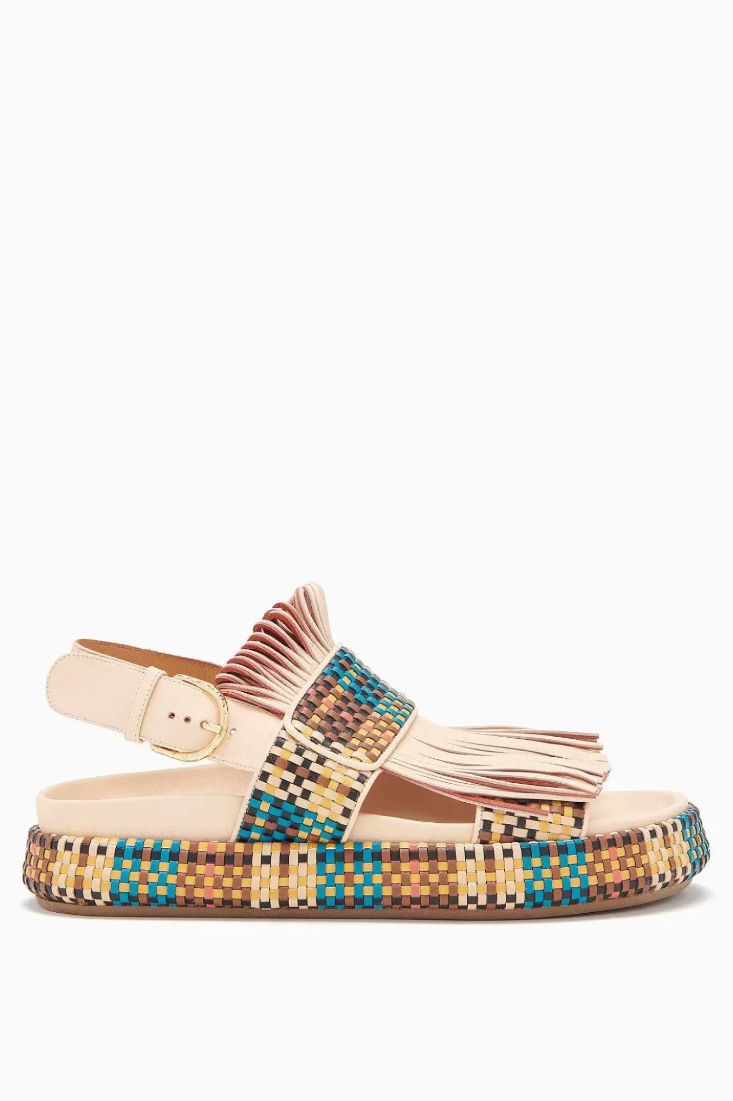 Ulla Johnson Alba Woven Fringe Sport Sandal