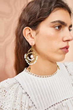 Ulla Johnson Beaded Lysekrone Oredobber