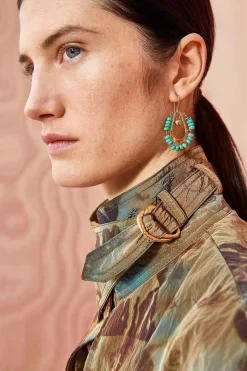 Ulla Johnson Beaded Single Drop Oredobber