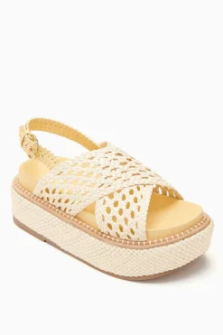 Ulla Johnson Gili Woven Leather Flatform