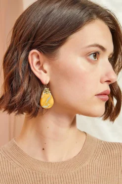 Ulla Johnson Hammered Chain Organic Stone Oredobber