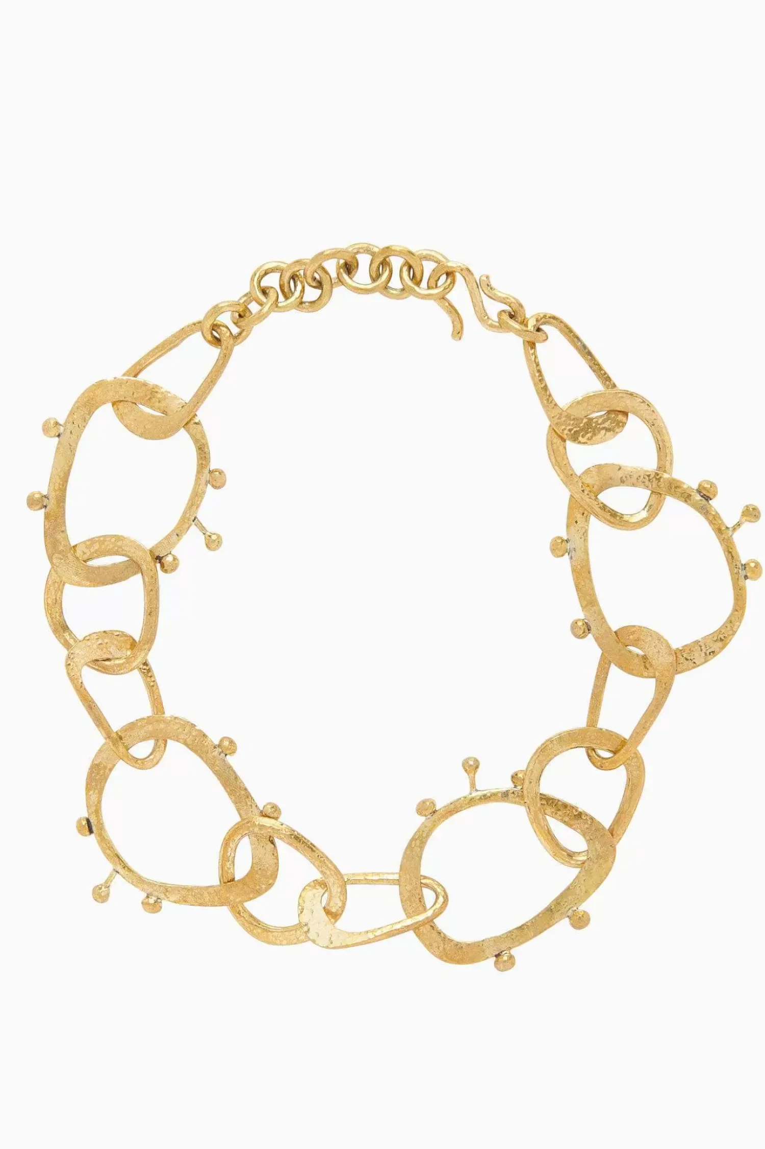 Ulla Johnson Hammered Textured Organic Chain Halskjede