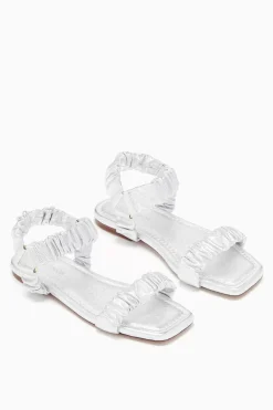 Ulla Johnson Isabella Ruched Flat Sandal