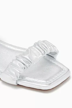 Ulla Johnson Isabella Ruched Flat Sandal