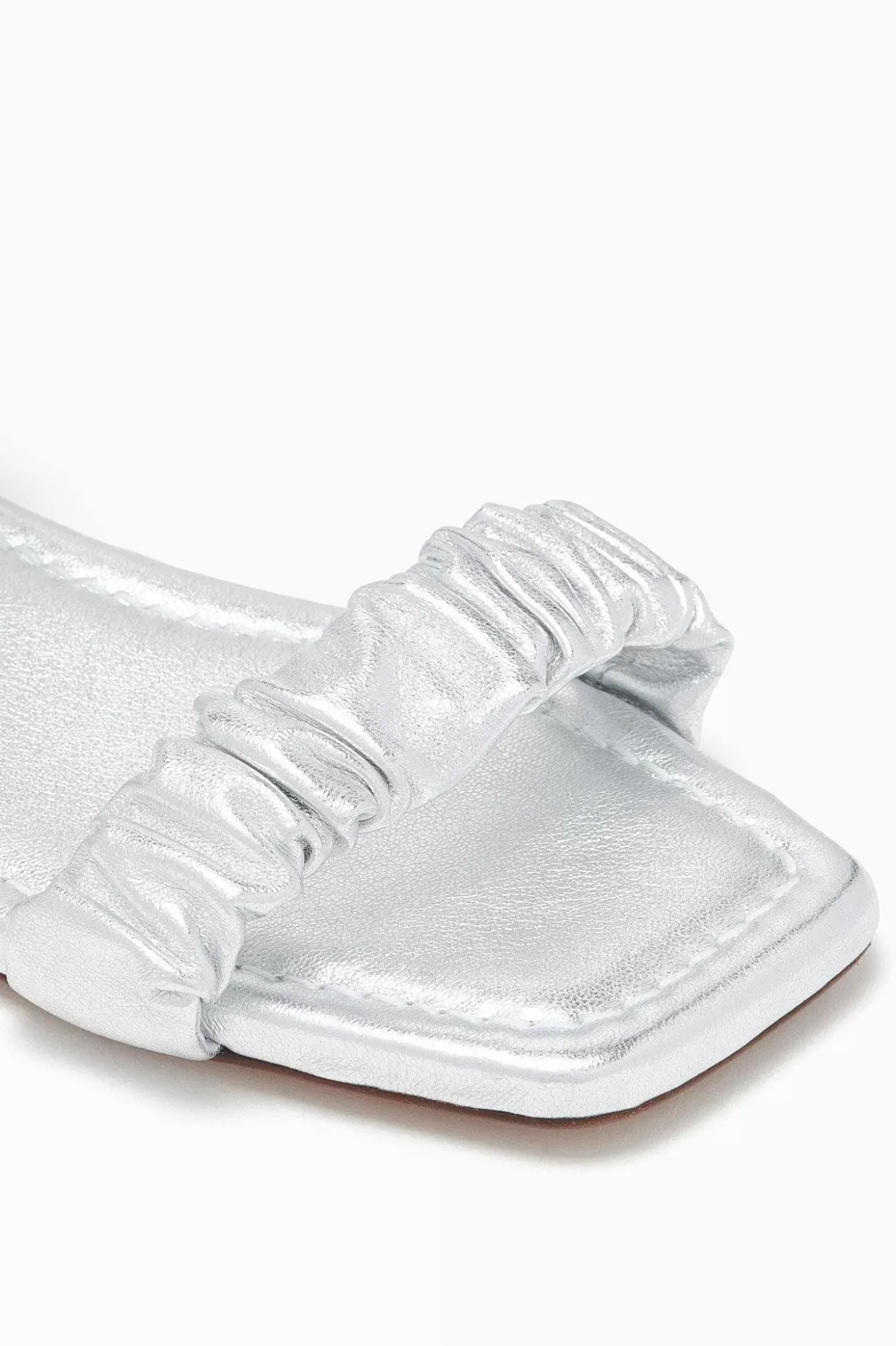 Ulla Johnson Isabella Ruched Flat Sandal