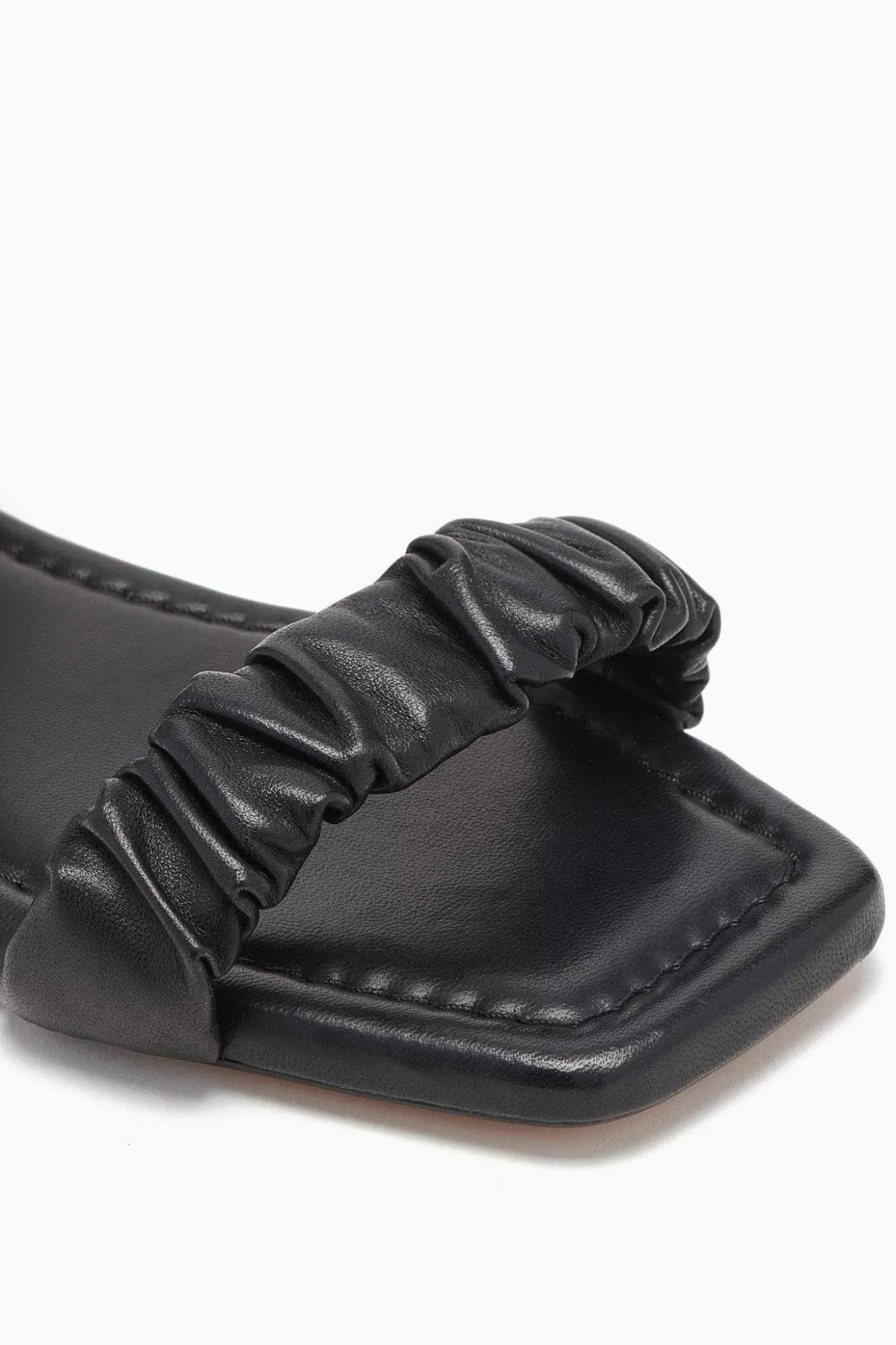 Ulla Johnson Isabella Ruched Flat Sandal