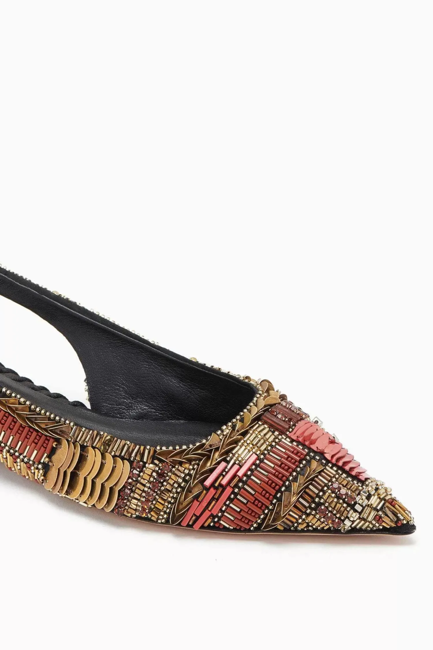 Ulla Johnson Isadora Utsmykket Slingback Flat