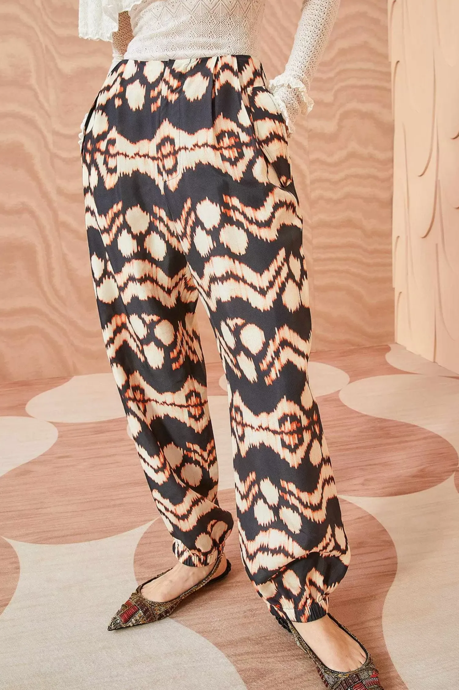 Ulla Johnson Isadora Utsmykket Slingback Flat