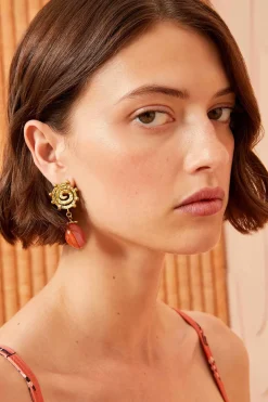 Ulla Johnson Mini Spiral Stone Oredobber