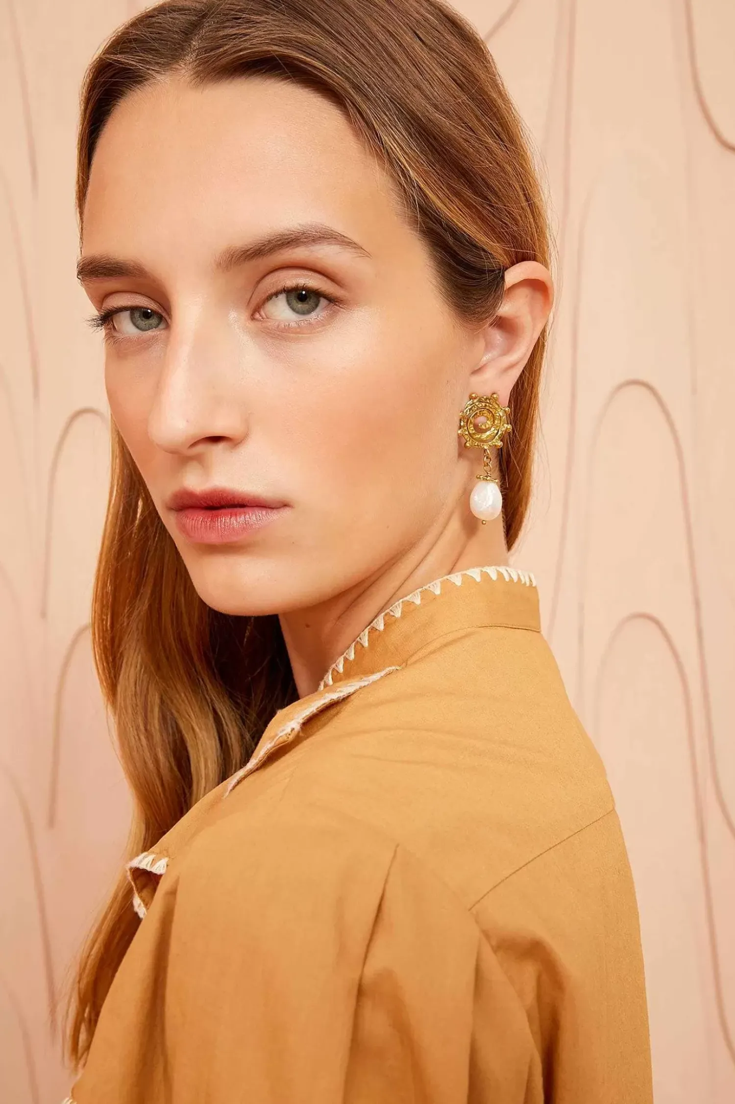 Ulla Johnson Mini Spiral Stone Oredobber