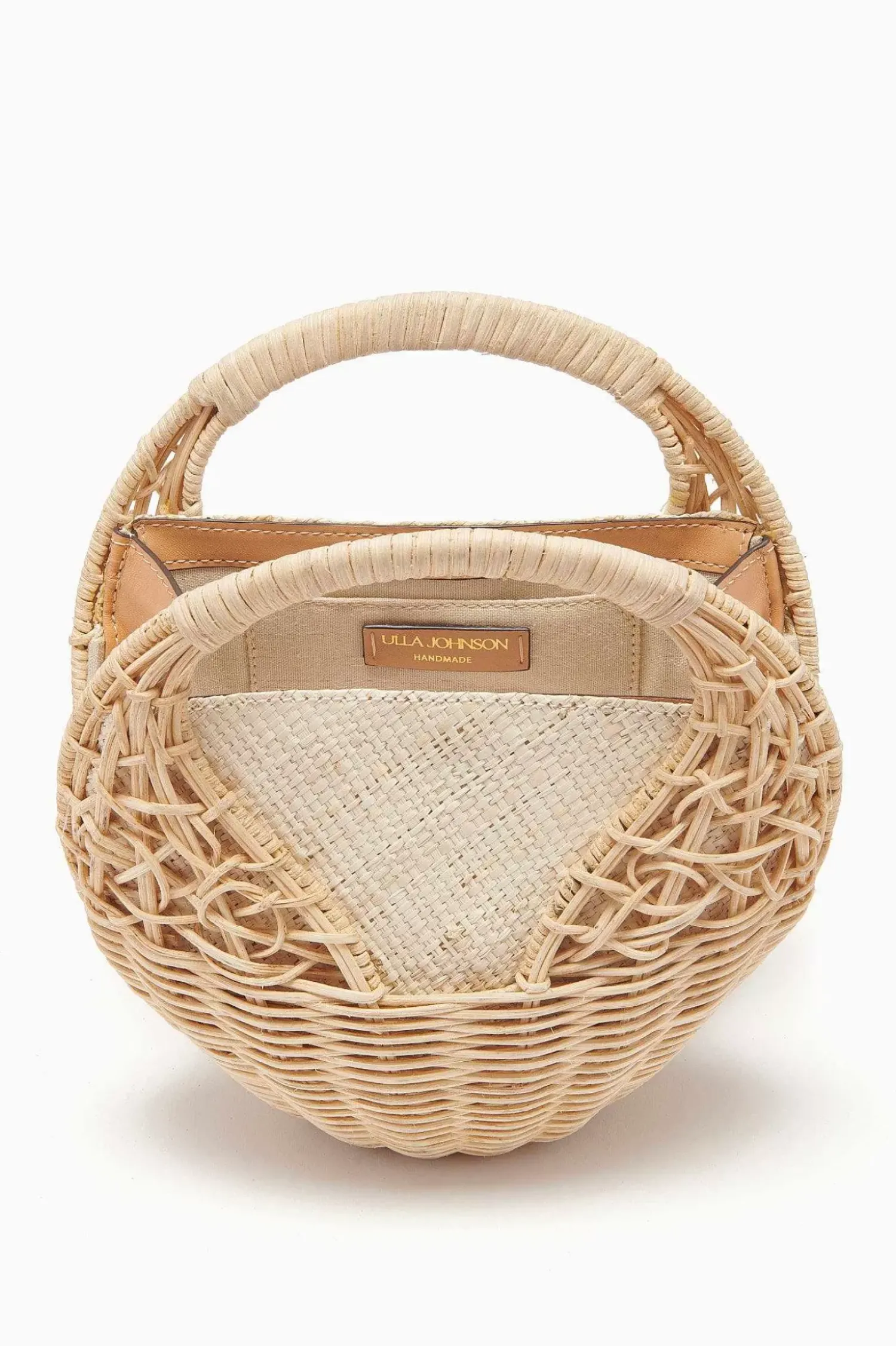 Ulla Johnson Sea Shell Wicker Bag