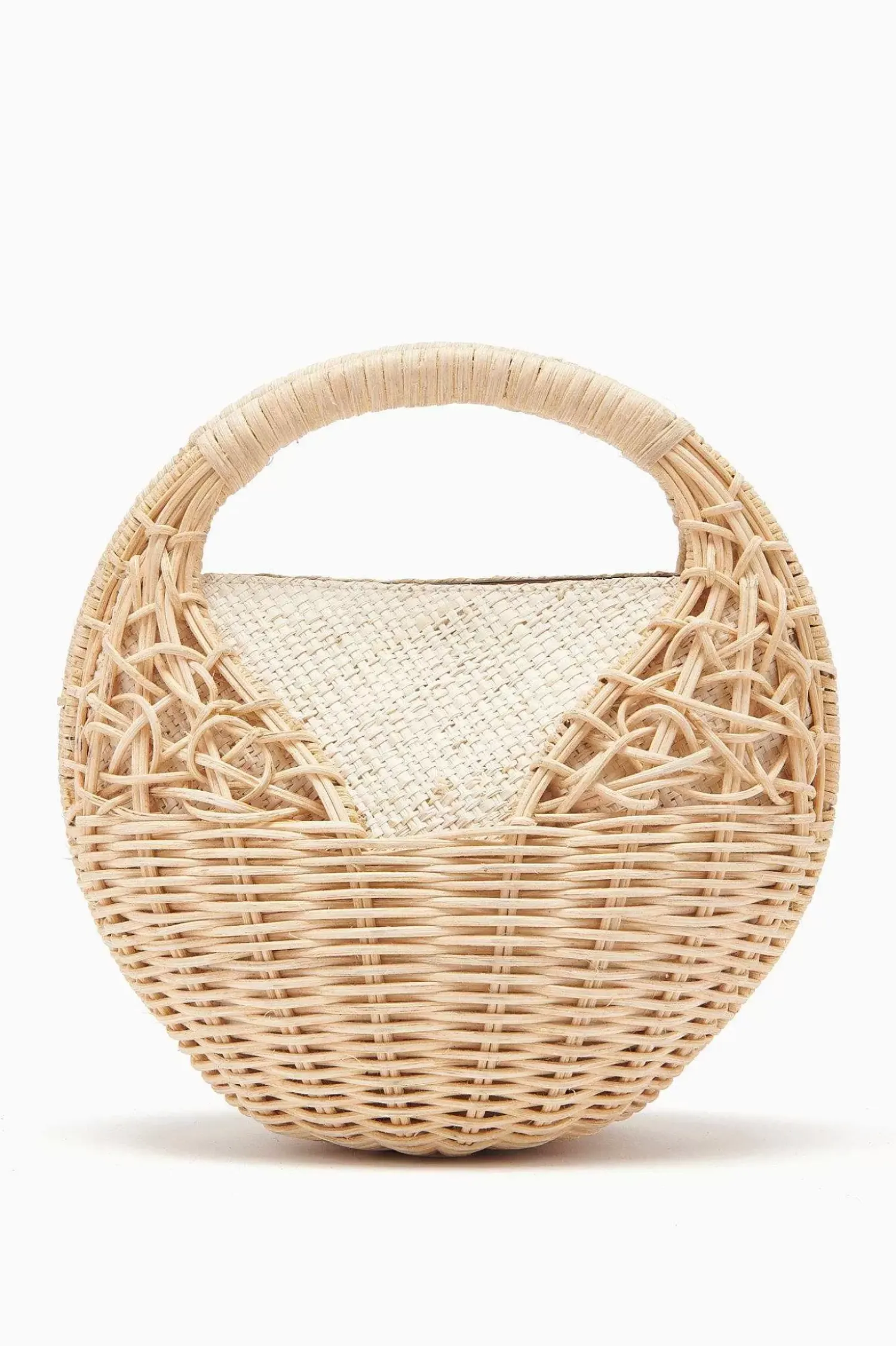 Ulla Johnson Sea Shell Wicker Bag