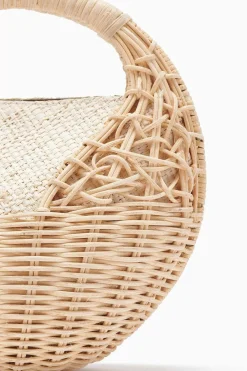 Ulla Johnson Sea Shell Wicker Bag