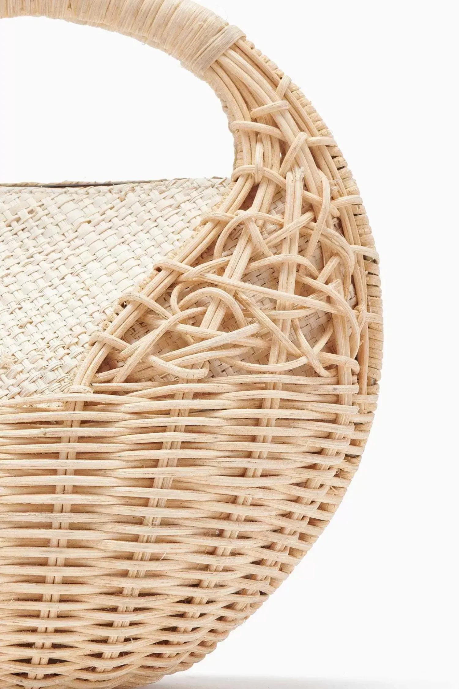 Ulla Johnson Sea Shell Wicker Bag