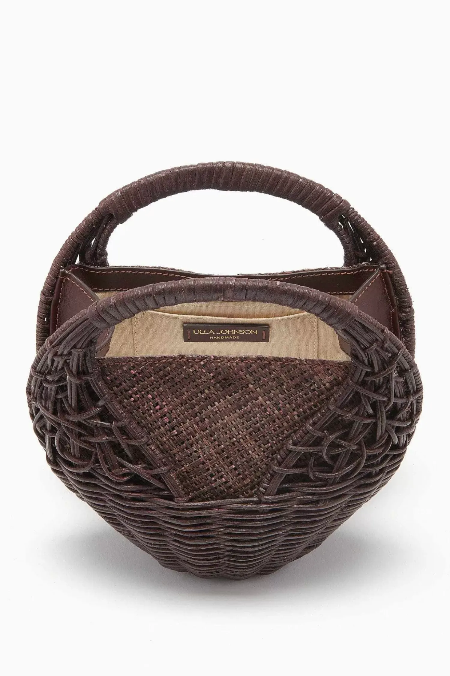 Ulla Johnson Sea Shell Wicker Bag