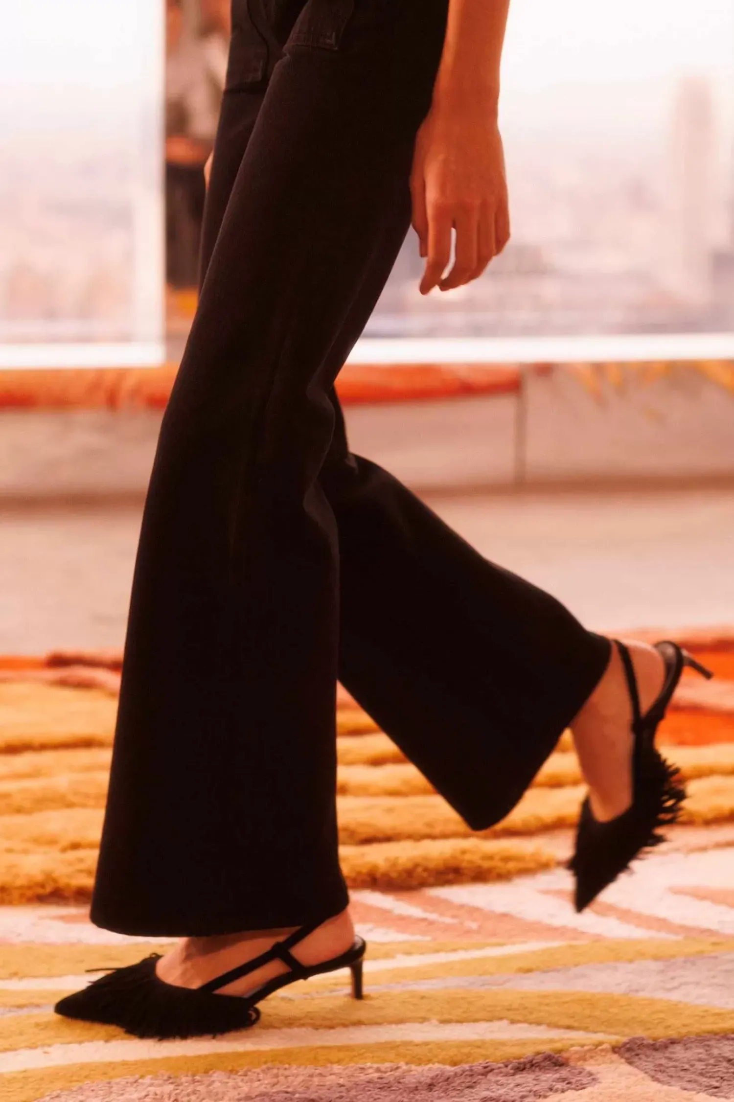 Ulla Johnson Shira Fringe Slingback